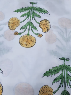 Baghru cotton handblock fabric