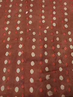 Baghru cotton handblock fabric
